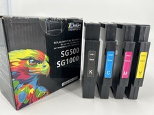 4 pk of Sublimation Ink - XCinkjet Compatible for Sawgrass SG500 SG1000 - CMYK