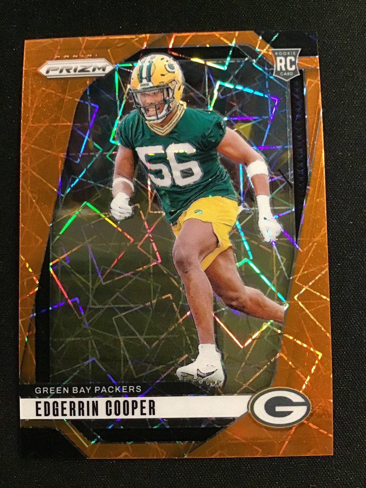 2024 Panini Prizm #331 Edgerrin Cooper Orange Ice