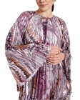 ?MARINA RINALDI  Pleated lamé Shirt  PLUS size 29=US 20_ It58_ De50_ Gb24_ Fr54