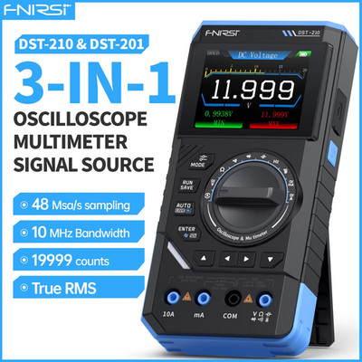 DST-210 and DST-201 3IN1 Digital Multimeter Oscilloscope Signal Source 19999 Cou