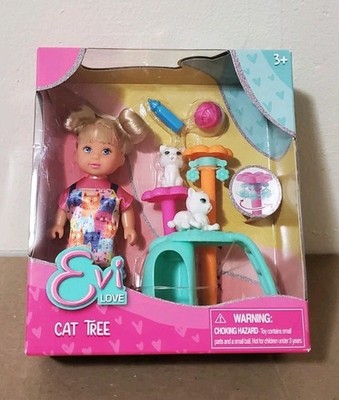 Evi Love Cat Tree Doll Playset Simba Brand New Sealed Cats Kittens Toy Set