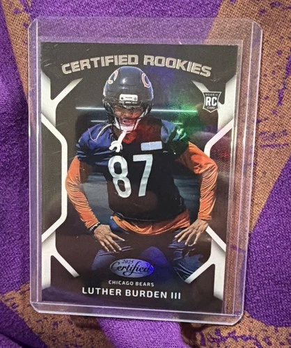 2025 Panini Certified Football Luther Burden III #CRK-LBN PSA 9