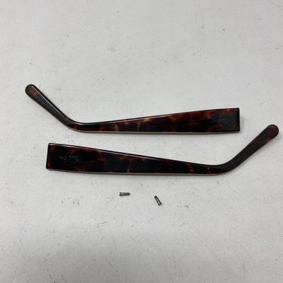Maui Jim MALIA MJ-125-10 Tortoise Temple Arm Parts With Screws BZ84