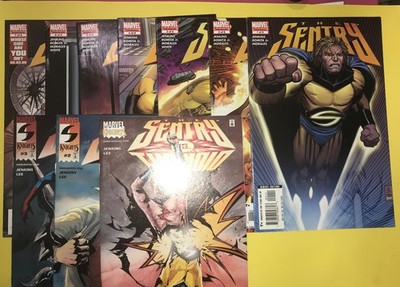 Sentry LOT #1-8 - Full Set  / John Romita Jr. Cvr 2005 Sentry 1-3 Knights