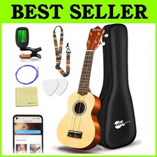 21" Soprano Ukulele Bundle - Online Lessons Included