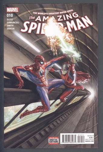 AMAZING SPIDER-MAN #10 (4th Series) ALEX ROSS COVER 2016 Marvel Comics VF
