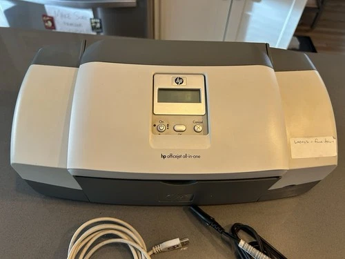 Used HP OfficeJet 4215 All-In-One Inkjet Printer bundle (1 Black Cartridge Incl)