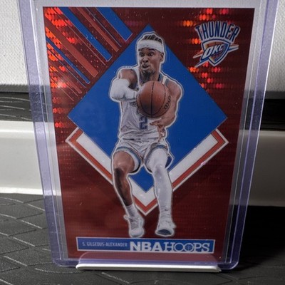 Panini 2024-25 NBA Hoops Hoops Tribute Shai Gilgeous-Alexander #283 Red /199