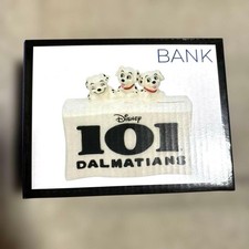 101 Dalmatians Piggy Bank Ceramic Used