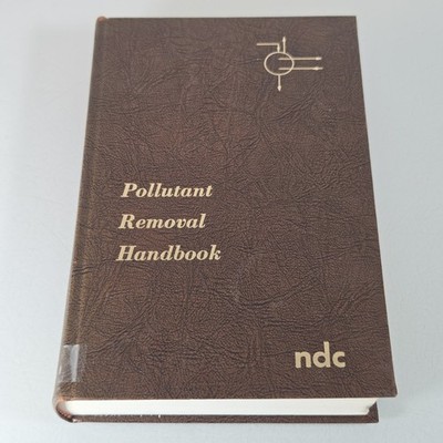 1973 NDC Pollutant Removal Handbook Hardcover Book Marshall Sittig