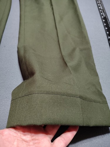 Spiewak Uniform Pants Men 31/28 Olive Flat Non-Cargo Duty Trousers Work - Picture 7 of 10