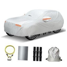 30 Layers SUV Car Cover for Automobiles All Weather Fit SUV 171"-180" Silver