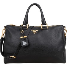 Borsa a mano Prada Vitello Daino Leather Bauletto