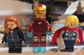 Lego 6869 Quinjet Aerial Battle Complete W/ Instruction Manuals Avengers Marvel