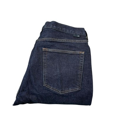 Outerknown Deep Indigo Zipper Fly Men s Straight Fit Jeans Size 32x29