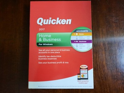 Intuit Quicken 2017 Home And Business Windows PC