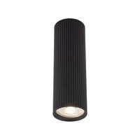 Aufputz Spot Deckenlampe Schwarz Metall GU10 Ø 5,5 Cm H: 17 Cm Klein Brayden