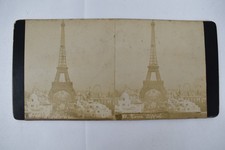 UNIVERSALAUSSTELLUNG PARIS 1900 STEREOVIEW 28- EIFFELTURM STEREO FOTO