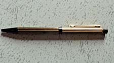 VINTAGE SHEAFFER TARGA 675 GOLD REGENCY STRIPE BALLPOINT PEN