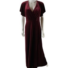 Jenny Yoo Velvet Dark Emerald Ellis Gown Size 14