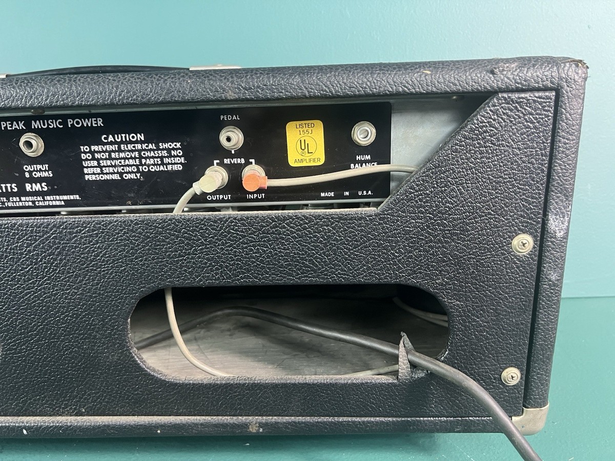 1970s Fender PA-100 PA 100 Mixer Amplifier Guitar Bass 100 Vintage