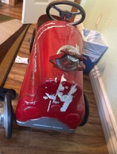 Fire Chief Vintage Pedal Fire Truck   Childhood Original, As-Is