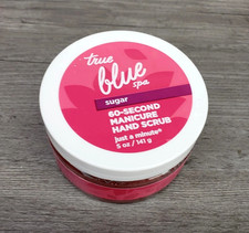 Bath Body Works True Blue Spa 60 second Manicure Hand Scrub New FULL 5oz