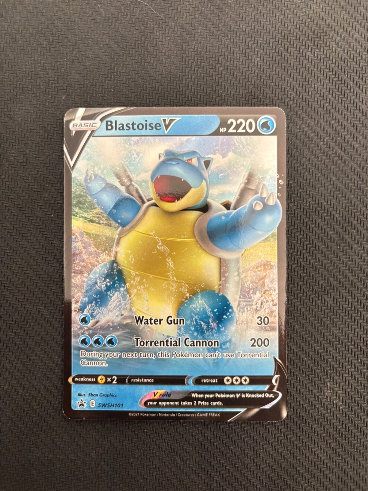 Blastoise V SWSH101 SWSH: Sword & Shield Promo Cards Holo
