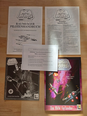 Star Wars X-WING + B-Wing - Anleitung aus Big Box - PC. Deutsch. neuwertig.