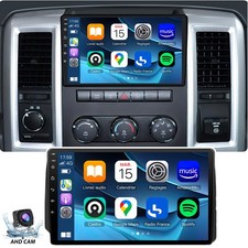 For 2009-2012 Dodge Ram 1500 2500 3500 CarPlay Car Stereo Radio Android 15 GPS
