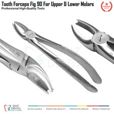 Fig.90 Root Tooth Extraction Forceps Dental Upper Lower Molars Extraction Pliers