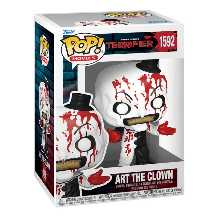Funko Pop Movies Terrifier 2 Art the Clown Bloody Vinyl Figure 3.75in Horror - Image 4