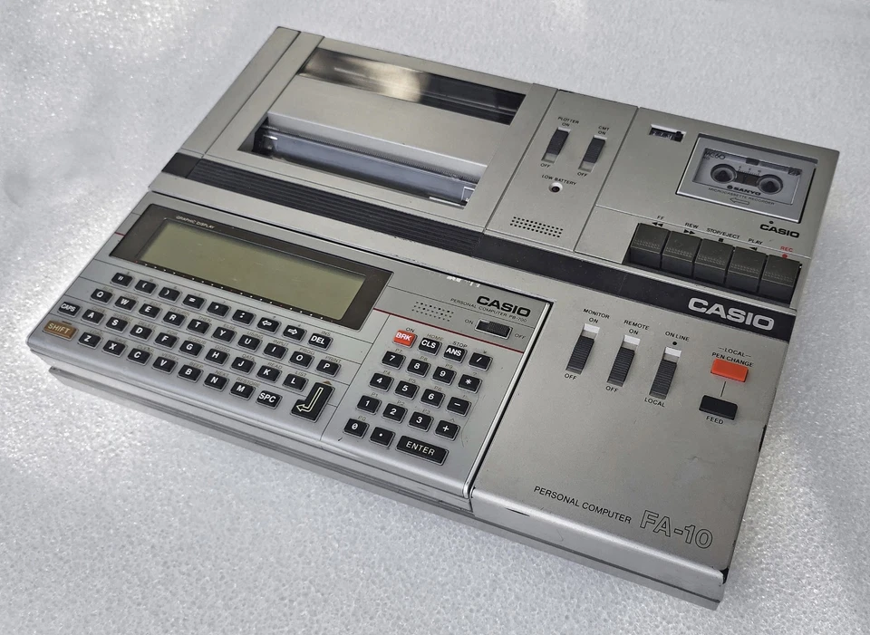 Casio PB-700 Pocket Comp. +3x OR-4 + Interface FA-10 mit Plotter ALPS +Cassette