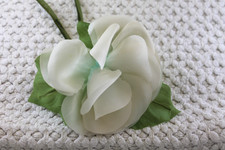 VINTAGE 60's HUGE WHITE POPPY-IMPRESSIVE LARGE SIZE