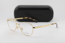 NEW RALPH LAUREN RA 6057 9004 GOLD GUNMETAL HAVANA AUTHENTIC EYEGLASSES 54-16