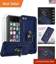Compatible with iPod Touch 7/6/5 Case with 2 HD Screen Protectors, Hybrid Rug...