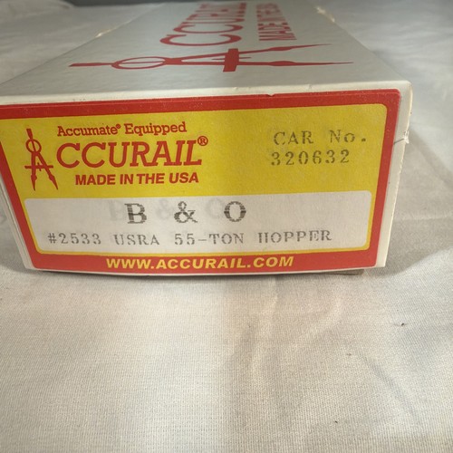KIT TOLVA ACCURAIL ESCALA HO BALTIMORE & OHIO USRA 55 TONELADAS #2533 ¡¡TOTALMENTE NUEVO!!! | Zustand: New