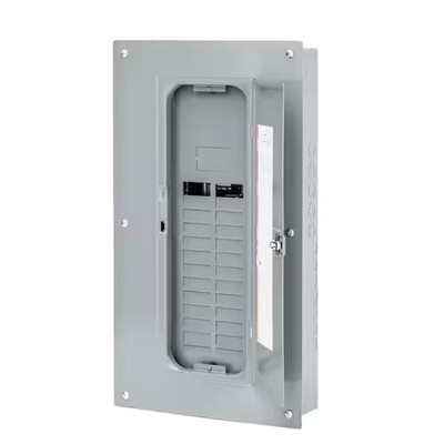 Homeline 125 Amp 24-Space 48-Circuit Indoor Main Lug Qwik-Grip Plug-On Neutral L