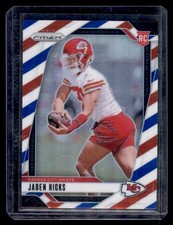 2024 Panini Prizm #336 Jaden Hicks Red White and Blue