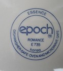 4 Epoch Salad Plates. Romance Patt. Stamped Korea. 70s 80s — photo 3