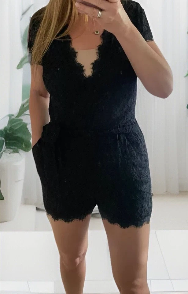 Diane von Furstenberg Overall Gr. S Spitze SUIT - Bild 3 von 4