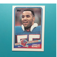 Topps 1988 Cornelius Bennett #230 Super Rookie Buffalo Bills NFL Football Card. rookie card picture