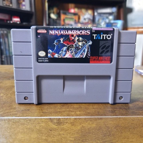 New ListingNinja Warriors (SNES, 1994) Authentic Cleaned & Tested