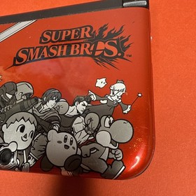 Nintendo 3DS XL Limited Edition Red Super Smash Bros Console (With Charger)