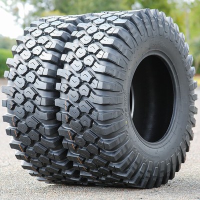 2 Wolfpack P3057 26x10.00R12 26x10x12 10 Ply AT A/T All Terrain ATV UTV Tires