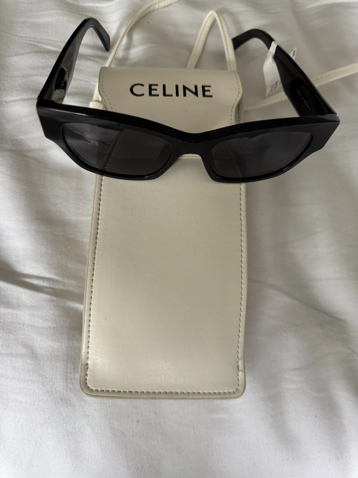 Celine — Celine Sunglasses With Crossbody Pouch - 100% authentic