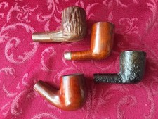 4 Vintage Estate Tobacco Pipe Bowls. 