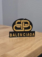 3d Printed Balenciaga Bag Tag roughly 3.5" x 2.5"