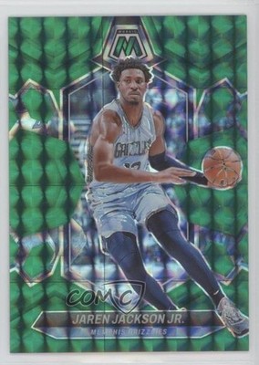 2023-24 Panini Mosaic Choice Green Fusion Prizm 11/18 Jaren Jackson Jr #93 13hf