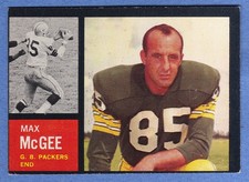 1962 Topps #67 Max McGee